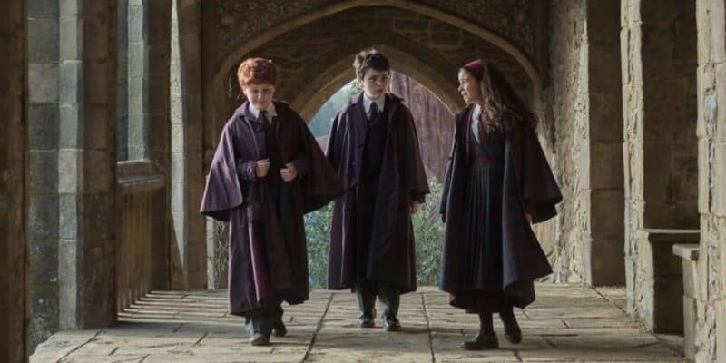 HBO's Harry Potter series promotional materials and behind-the-scenes content